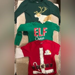 Set of 3 Christmas shirts & pajama size 3T